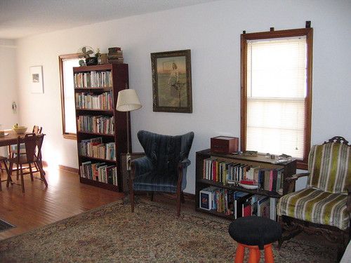 part of the author's living/dining room