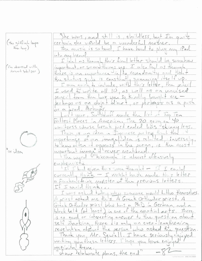a handwritten letter