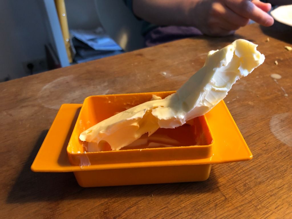 a picture of mutilated butter